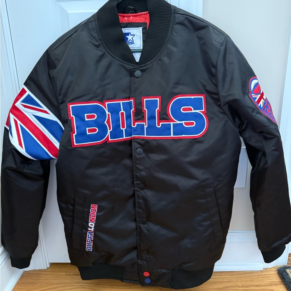 Bills Black Bomber Jacket